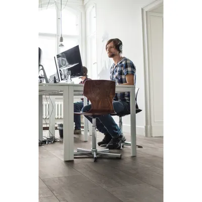 Sol stratifié décor béton gris crosstown AQUAFIT ép 8 mm 33,0 x 63,8 cm AC5 2,32 m²/pqt AJ TIMBER