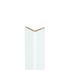 Profil de finition mdf revêtu edelweiss pore - 22 x 22 x 2600 mm - AJ TIMBER