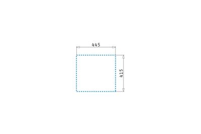Evier de cuisine inox gris 46,5x43,5 cm 1 bac - NORD INOX