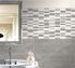 Faïence Allwood 20 x 50 cm gris paquet de 1,6 m²