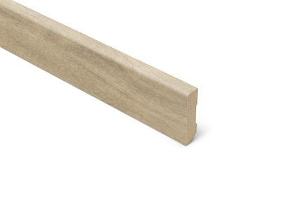 Plinthe sol stratifié décor bois marron black pepper DOURO 14x60x2400 mm LAMETT