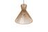 Suspension E27 Rosalie fil de papier naturel 28W - CASALUM
