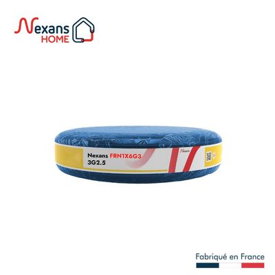 Câble électrique FR-N1 X6G3 3G2,5 mm² sans halogène pour sécurité incendie 50 m - NEXANS