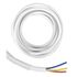 Câble électrique en tissu blanc 3x 0,75m² 3 m - TIBELEC