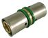 Jonction à sertir égale pour tube PER diamètre 16 mm