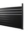 Lot 4 lames de clôture aluminium claire voie gris texturé EvoluH 21 - 21 x 145 x 2000 mm - DEBARGE