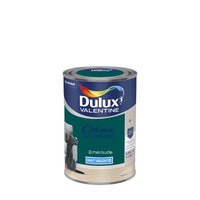 Peinture Crème de Couleur Emeraude mat 1,25 L- DULUX VALENTINE