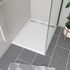 Receveur de douche 80x100 cm acrylique blanc Pure 2 - AURLANE