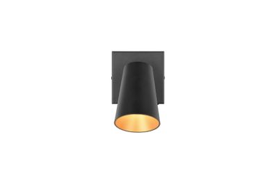 Spot GU10 Sharp noir 10W - TRIO