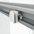 Roulettes simples blanches haut et bas porte de douche 6 mm - OCEA