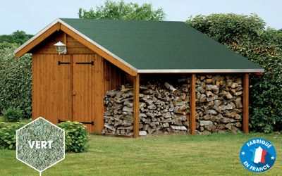 Bardeau de couverture LIZY GARDEN ROLL vert en rouleau l.0.5 m x L.5 m SOPREMA