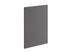 Façade dos pour meuble de cuisine Lotus gris plomb mat 85 x 58 cm OFITRES