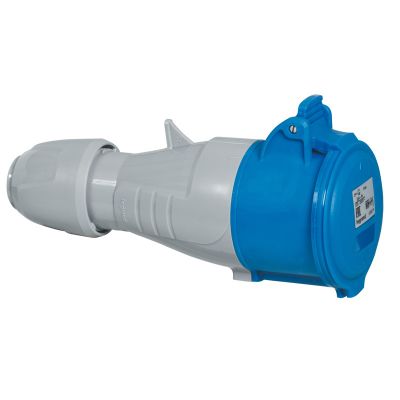 Prise électrique mobile industrielle femelle étanche IP44 2 pôles + terre 16A 200/250V - P17 LEGRAND