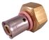 Manchon à sertir écrou libre femelle 15/21 1/2 pour tube PER diamètre 10/12 mm