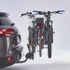 Porte vélo 3 vélos électriques suspendus sur attelage  MOTTEZ