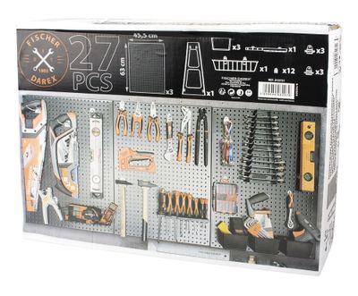 Kit de 3 panneaux muraux en acier FISCHER DAREX