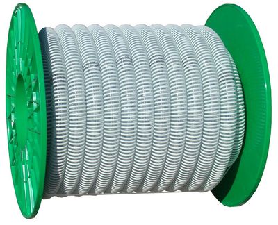 Tuyau d'aspiration annelé vendu au mètre aliflex diamètre 25 mm