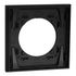 Plaque de finition 1 poste Odace 2025 Métal effet perle noire / noir - SCHNEIDER ELECTRIC
