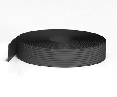 Lamelles souples d'occultation horizontale L.2,50 x H.1,72/1,92 m  gris FERRO BULLONI