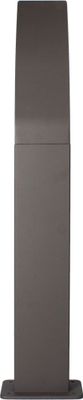 Borne extérieur LED 60cm Curve anthracite IP44 1000 lumens blanc chaud - ARLUX