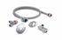 Kit de raccordement d'eau 12 cm pour WC suspendu - GEBERIT