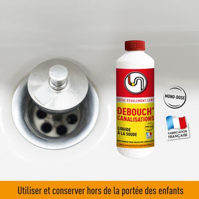 Débouche canalisation mono-dose formule liquide 500ml
