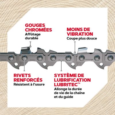 Chaine b55 3/8 lp 1.3mm 55e OREGON