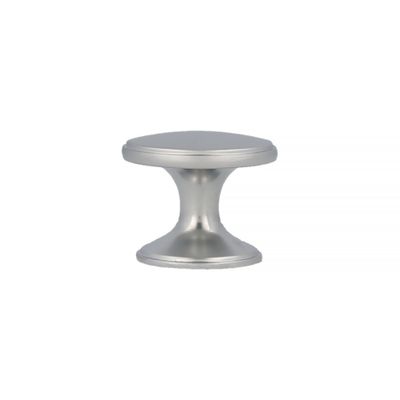 Bouton de meuble rond chromé mat diamètre 33 mm REI