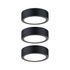Spots LED encastrables ou saillie sous-meubles par 3 Noir - Pukk PAULMANN