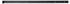Penture droite 1000 mm diamètre 16 mm 40 x 5 noire