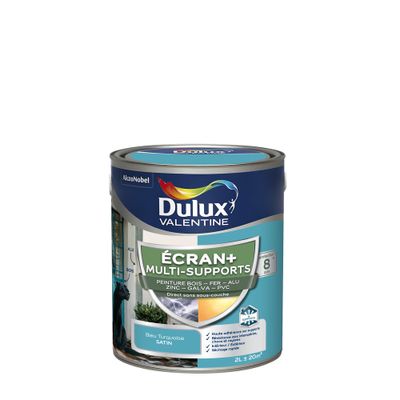 Peinture Ecran+ Multi-supports Satin Bleu Turquoise 2 L DULUX VALENTINE