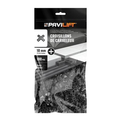 Croisillons de carrelage en croix 10 mm par 100 PAVILIFT