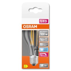 Ampoule LED E27 Retrofit dimmable 12 W = 1521 lumens blanc froid SST OSRAM, 1330362, Ampoule, luminaire et eclairage