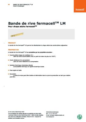 Bandes résilientes fermacell® LM - FERMACELL®