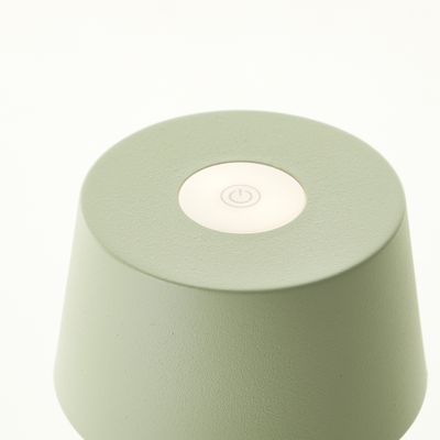 Lampe à poser extérieur rechargeable LED Jona vert IP44 170 lumens blanc chaud - BRILLIANT