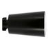 Embout déco pommeau en métal diam 28 mm Finition Noir brillant  par 2 - MOBOIS