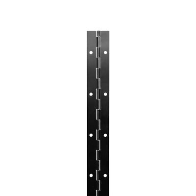Charnière piano acier laqué noir 32 x 1740 mm CIME