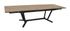 Table de jardin à rallonge VITA lenk aluminium bois 180/280/100 cm - PROLOISIRS