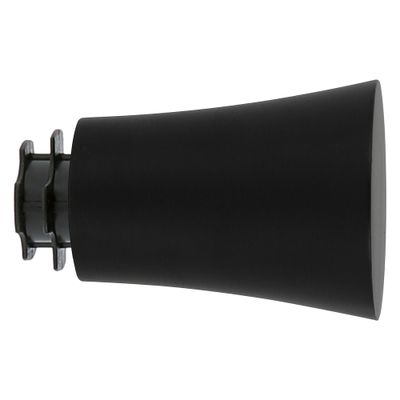 Embout déco pommeau en métal diam 28 mm Finition Noir mat - MOBOIS