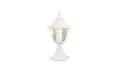 Borne extérieur E27 39,5cm Livenza blanc IP44 60W - TRIO
