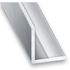 Cornière égale aluminium argent brillant 20 x 20 x 1,5 mm 2,50 m CQFD