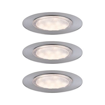 Spots encastrables extérieur LED blanc chaud IP67 3x1,5W 100 lumens 12V Kit de démarrage - Link+Light PAULMANN