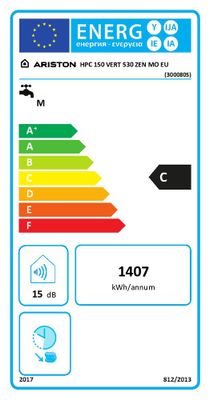 Chauffe-eau électrique 150L vertical stéatite HPC Zen - ARISTON