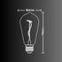 Ampoule Filament LED EDISON multicolore 4 W = 160 lumens blanc chaud - XANLITE