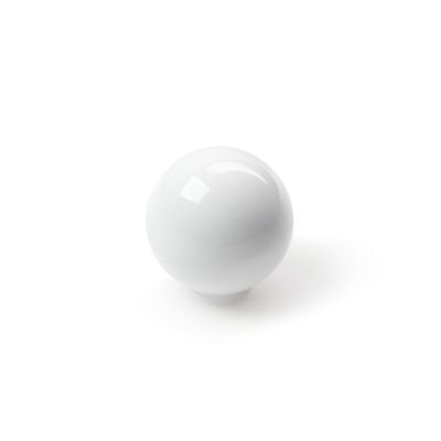 Bouton de meuble boule blanc diamètre 29 mm REI