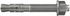 Goujons FBN II 10/30 x 105 mm inox A4 par 4 FISCHER