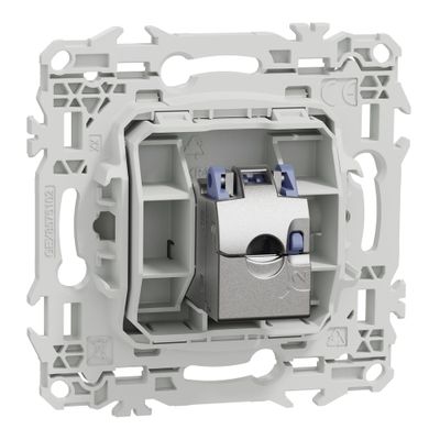 Prise RJ45 grade 2-3 catégorie 6 Odace 2025 blanc - SCHNEIDER ELECTRIC