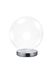 Lampe à poser LED Ball chrome et transparent 600 lumens blanc variable CCT - REALITY