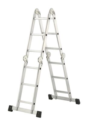 Echelle articulée Selekta avec plateforme aluminium - HAILO