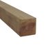 Poteau carré panneau occultant pin autoclave brun - 88 x 88 x 2400 mm - OLG